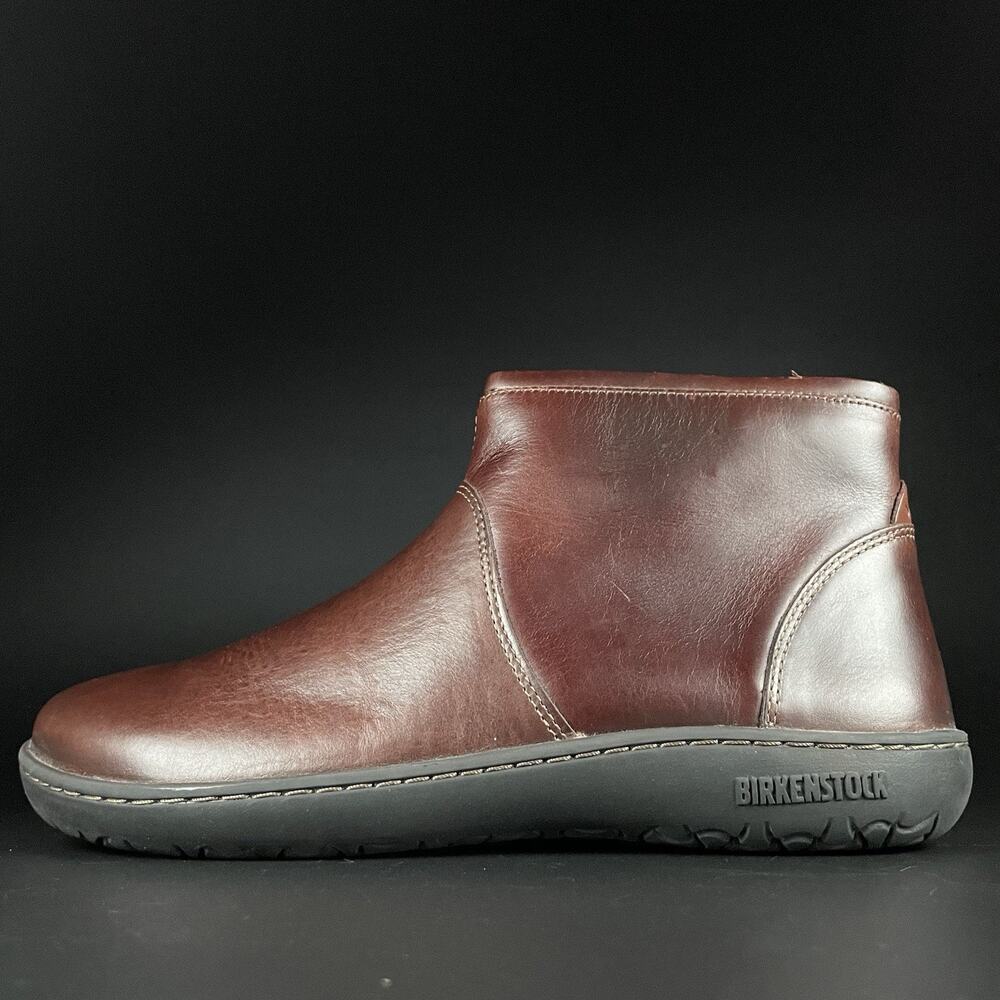 Birkenstock Dark Brown Leather Ankle Booties